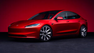 Tesla Model 3 2024 Red Color